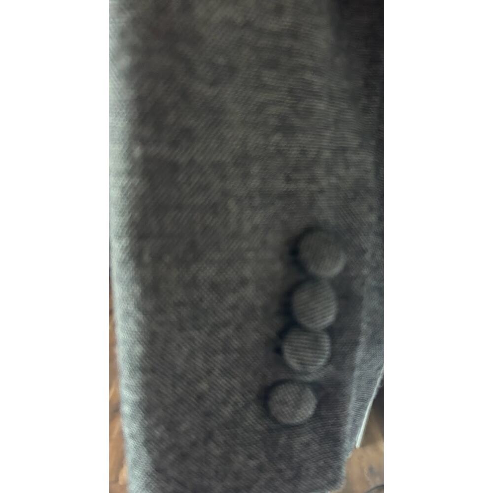 Banana Republic Italian Fabric RN#54023 Women's 6 Gray Wool Blend Blazer Jacket - Picture 6 of 7